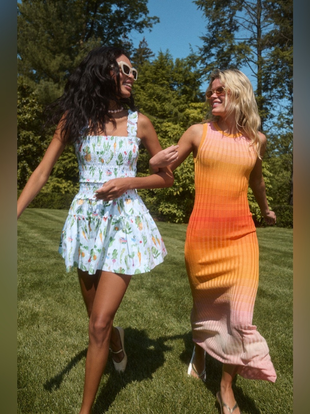 Maje Tie-Dye Knit Maxi Dress – Orange Ombre | Size 0 - Picture 4 of 17